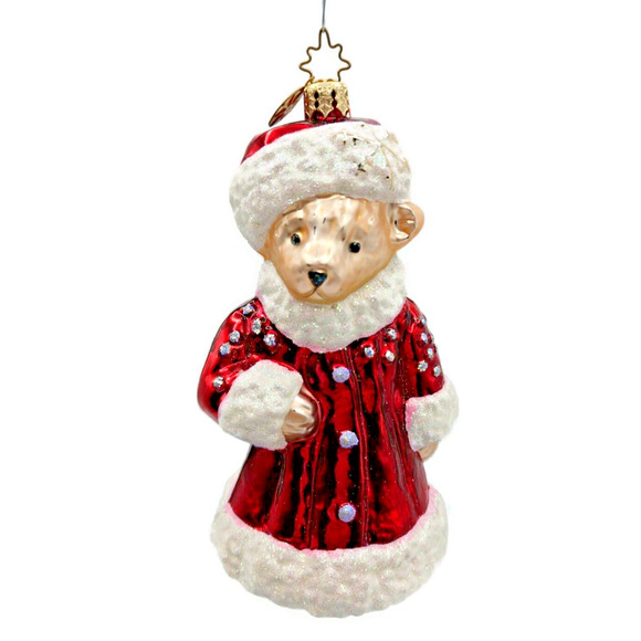 Christopher Radko Muffy Vanderbear Winter Princess Christmas Ornament 00-NAB-13 - Picture 1 of 9